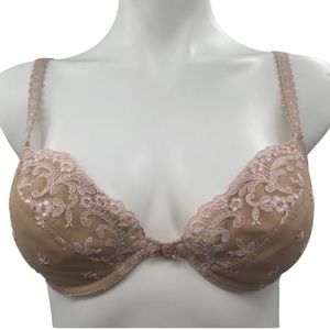 VICTORIA’S SECRET I Bra Underwire Nude Floral 34B